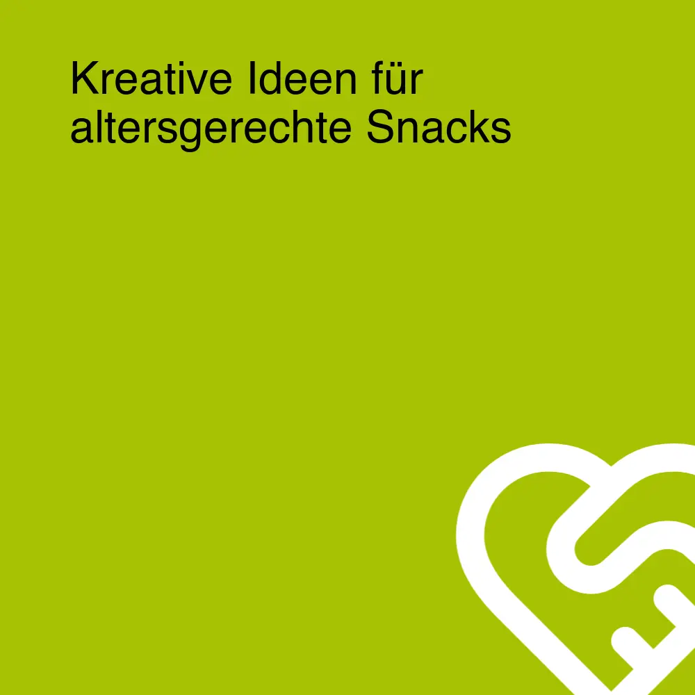 Kreative Ideen für altersgerechte Snacks