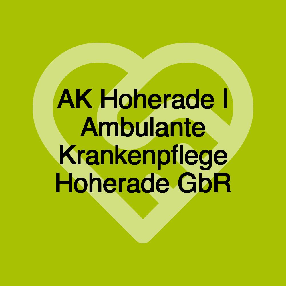 AK Hoherade | Ambulante Krankenpflege Hoherade GbR