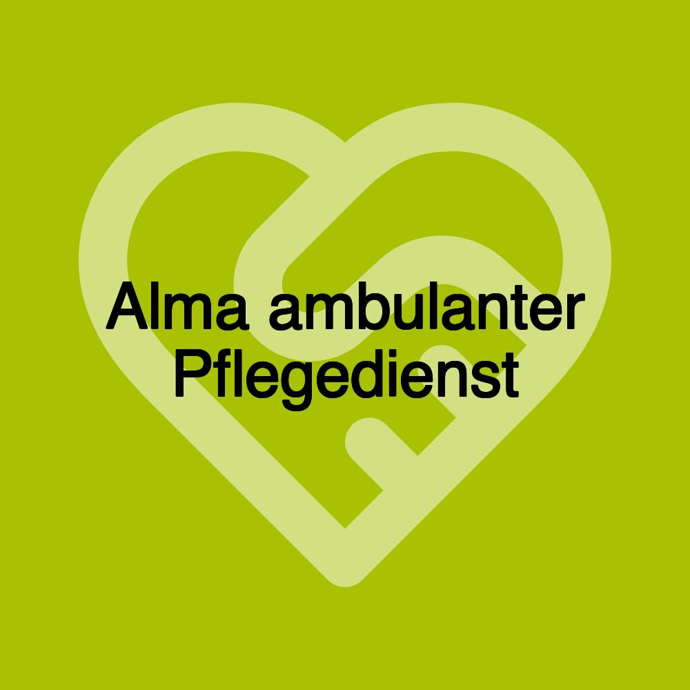 Alma ambulanter Pflegedienst