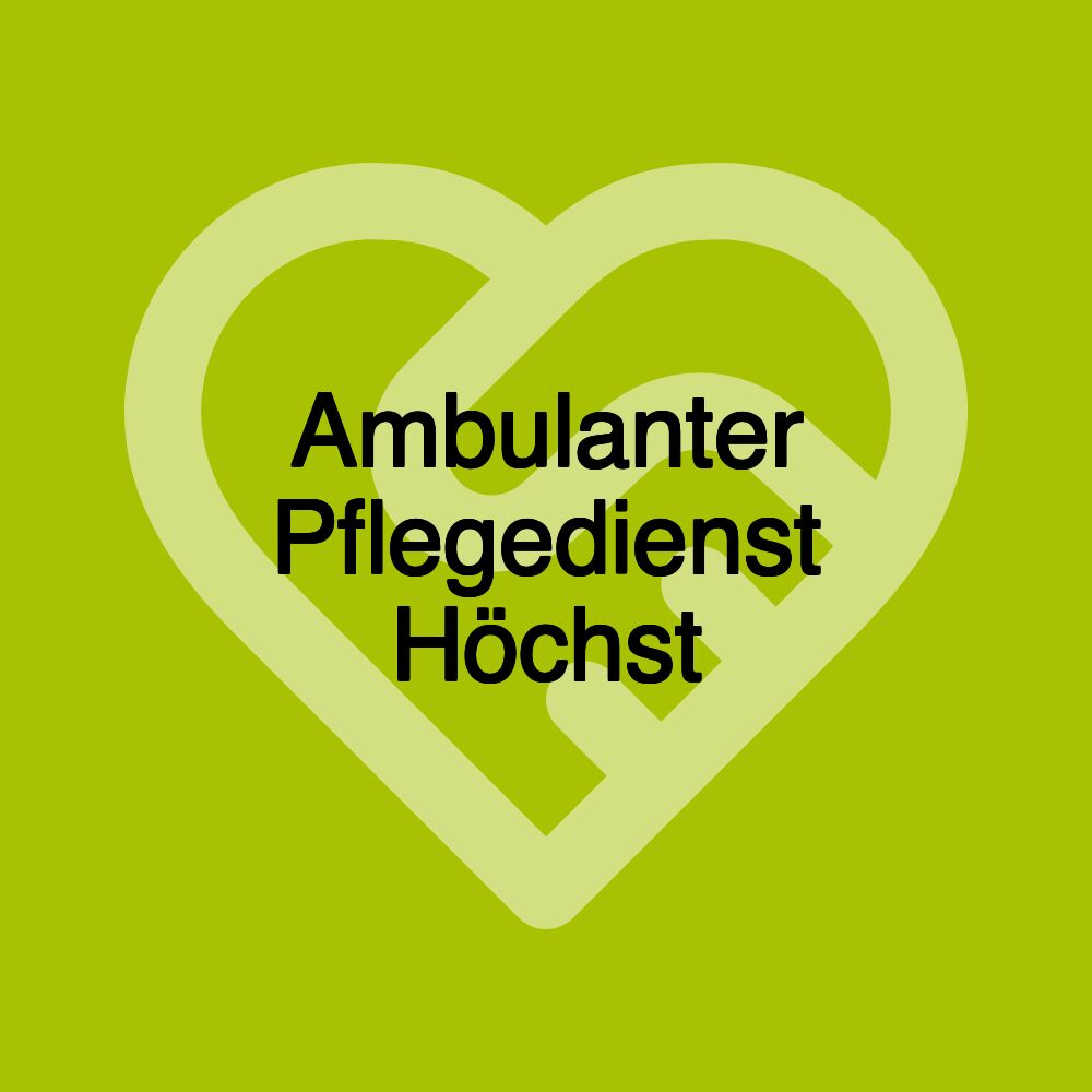 Ambulanter Pflegedienst Höchst