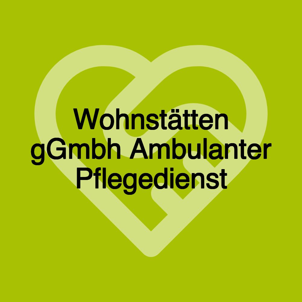 Wohnstätten gGmbh Ambulanter Pflegedienst