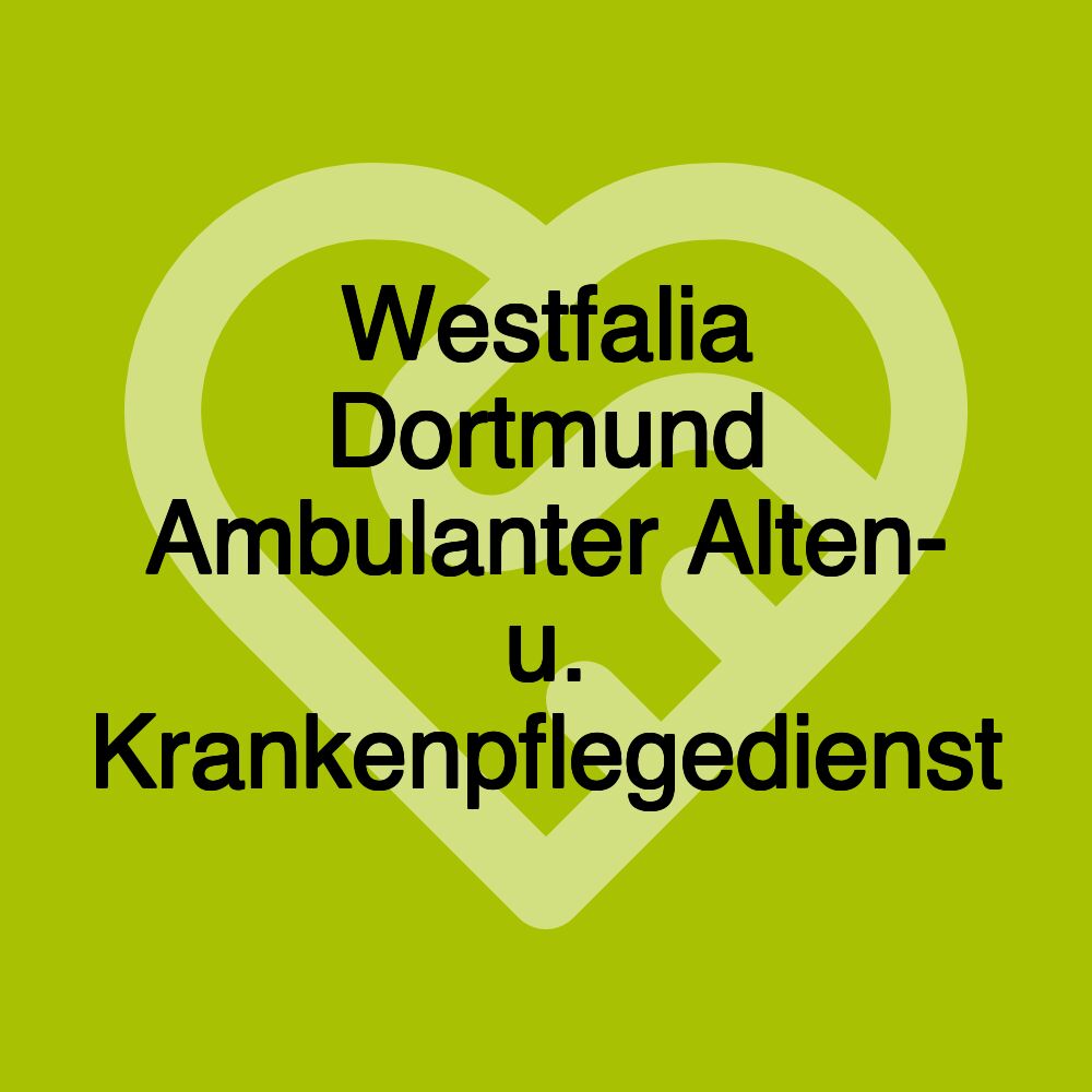 Westfalia Dortmund Ambulanter Alten- u. Krankenpflegedienst