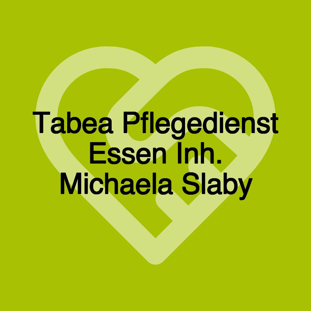 Tabea Pflegedienst Essen Inh. Michaela Slaby