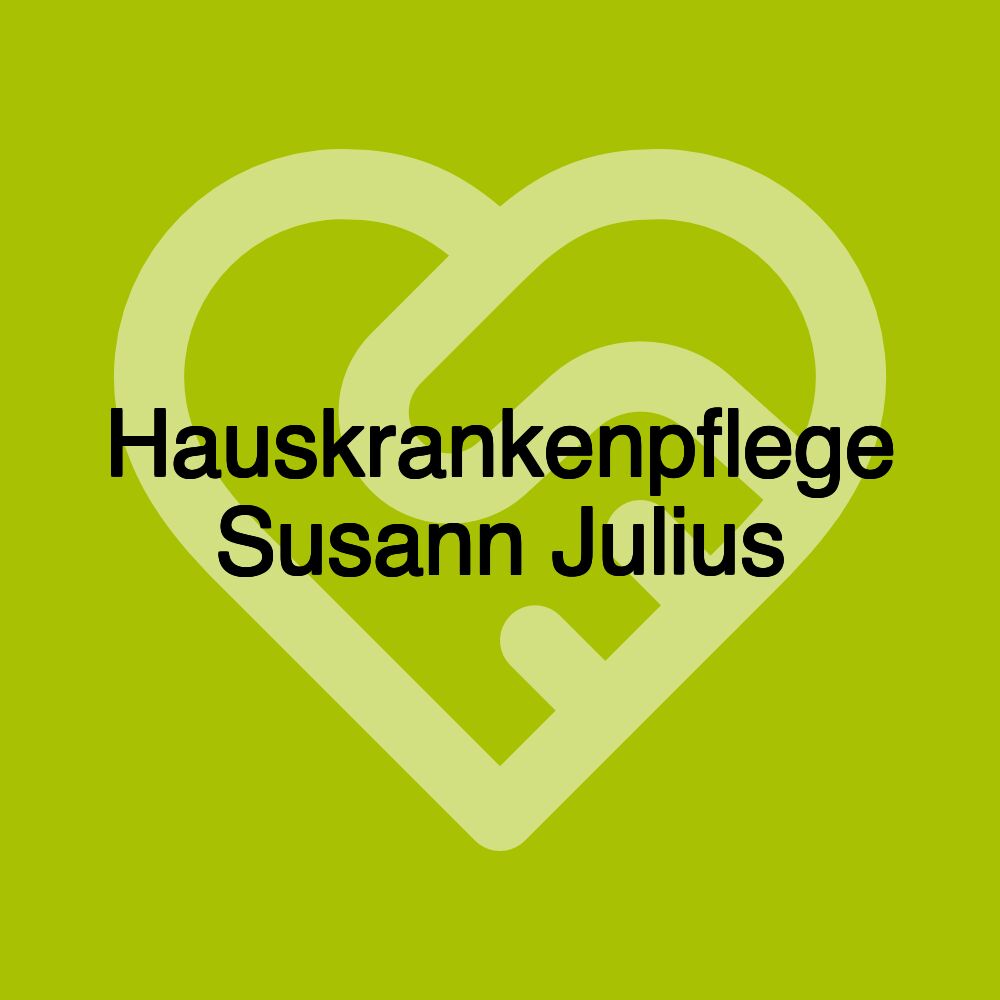 Hauskrankenpflege Susann Julius