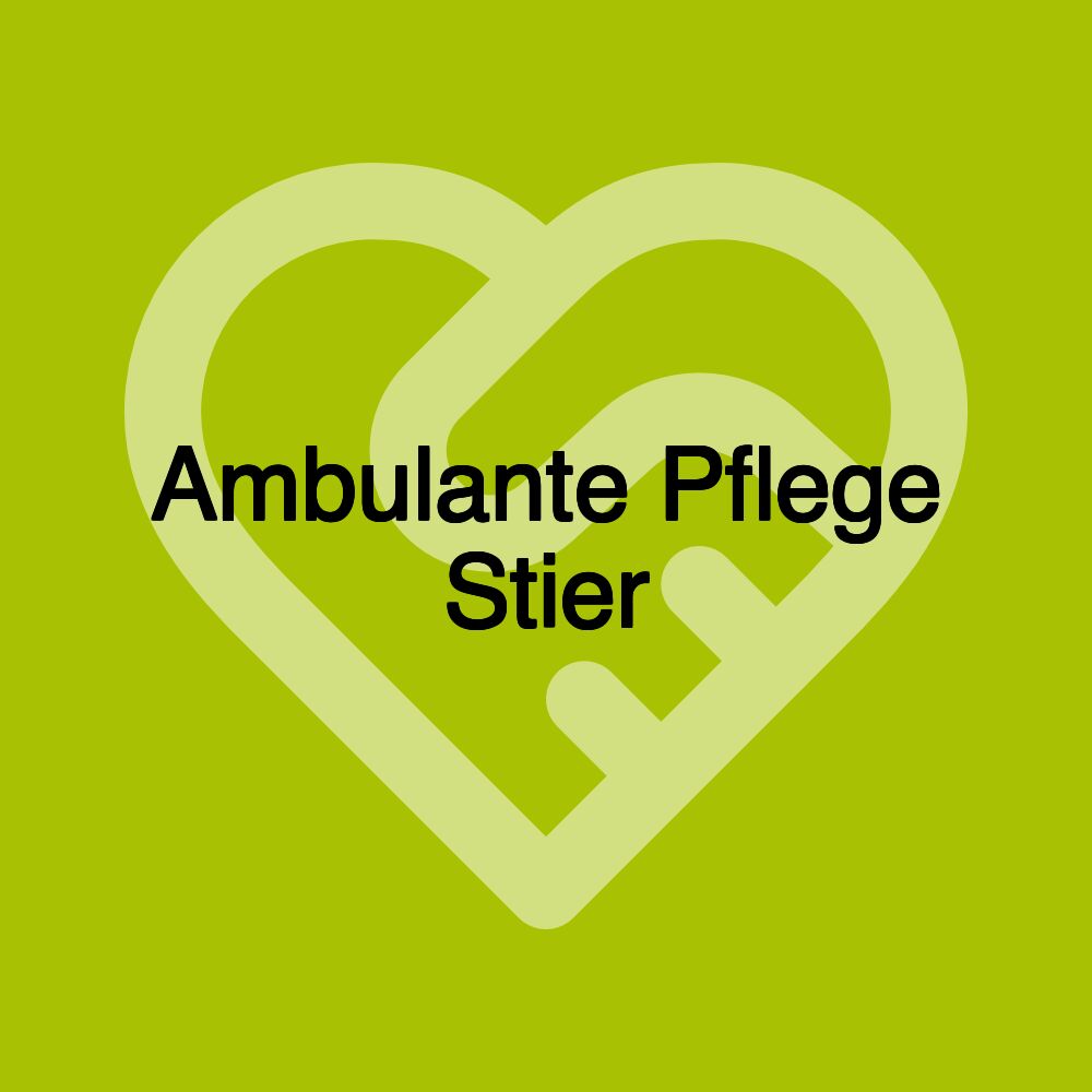 Ambulante Pflege Stier