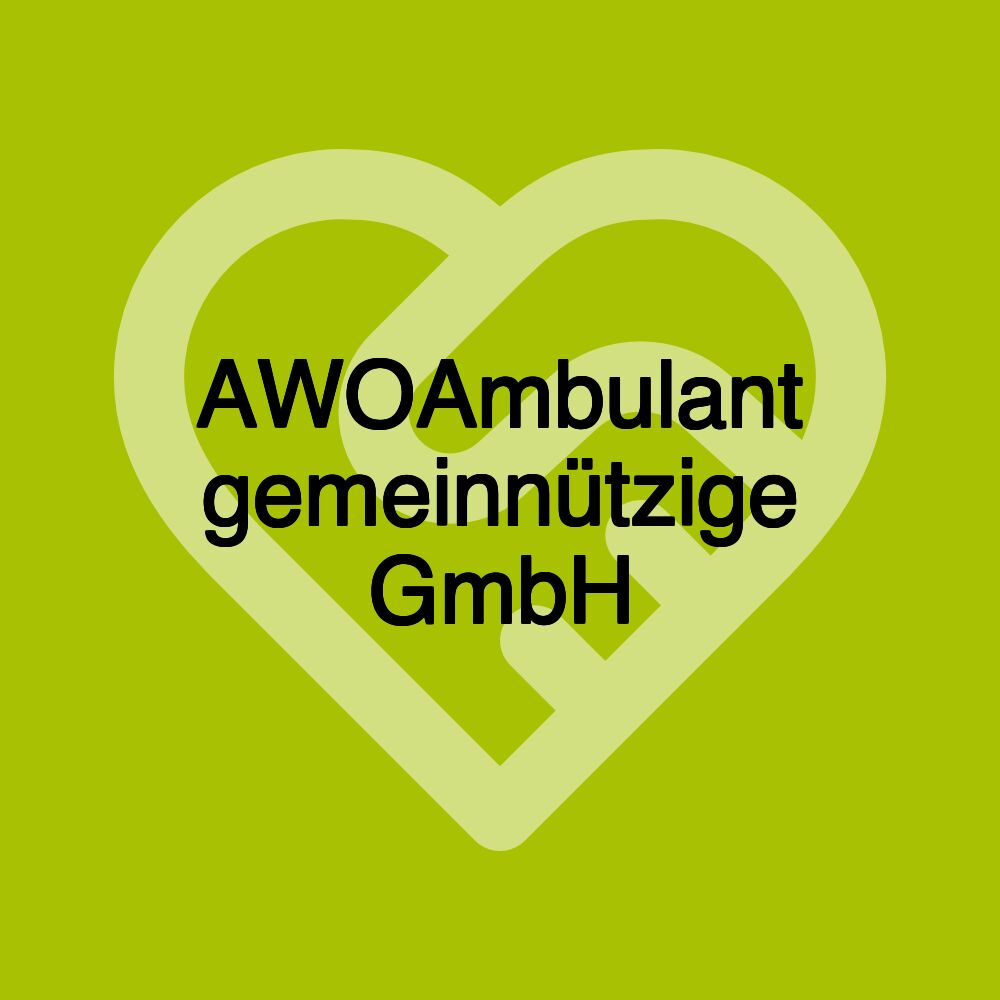 AWOAmbulant gemeinnützige GmbH