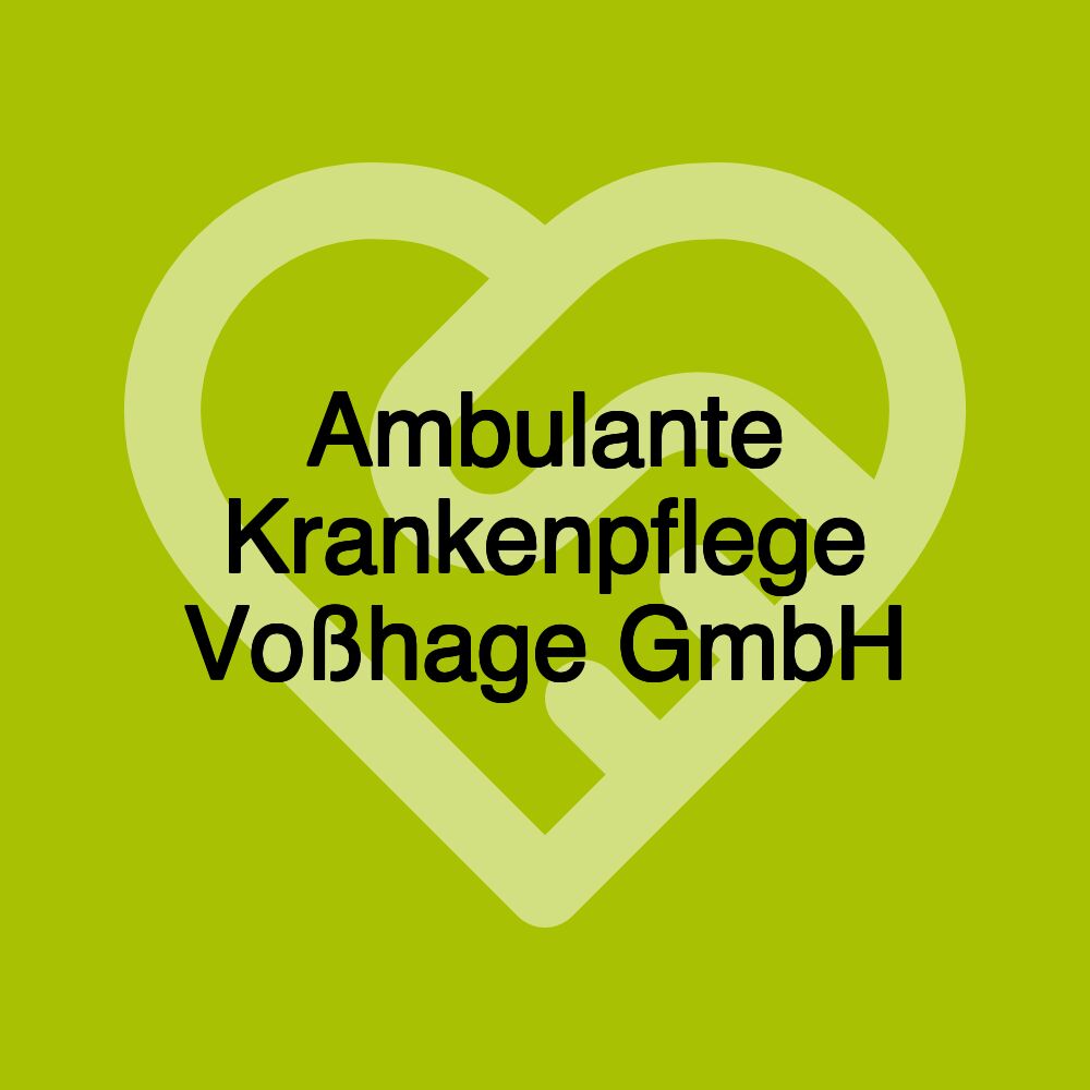 Ambulante Krankenpflege Voßhage GmbH