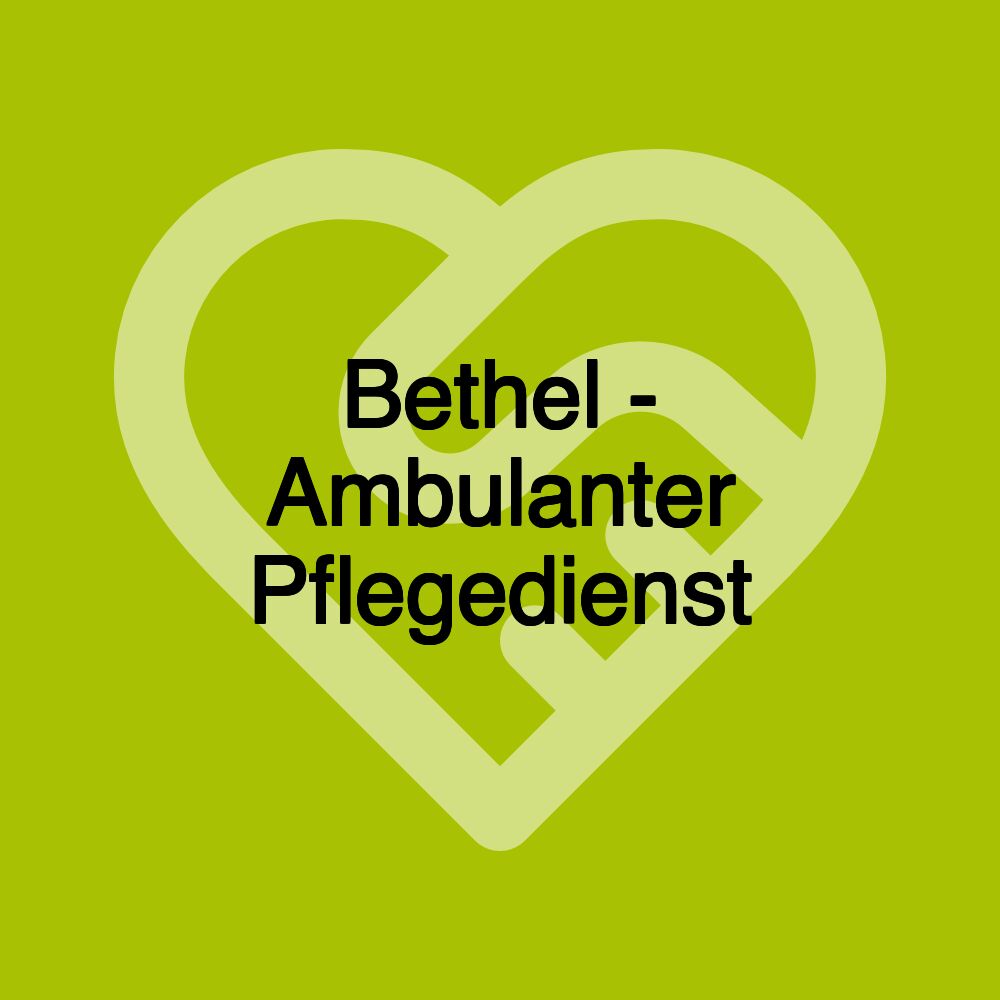 Bethel - Ambulanter Pflegedienst