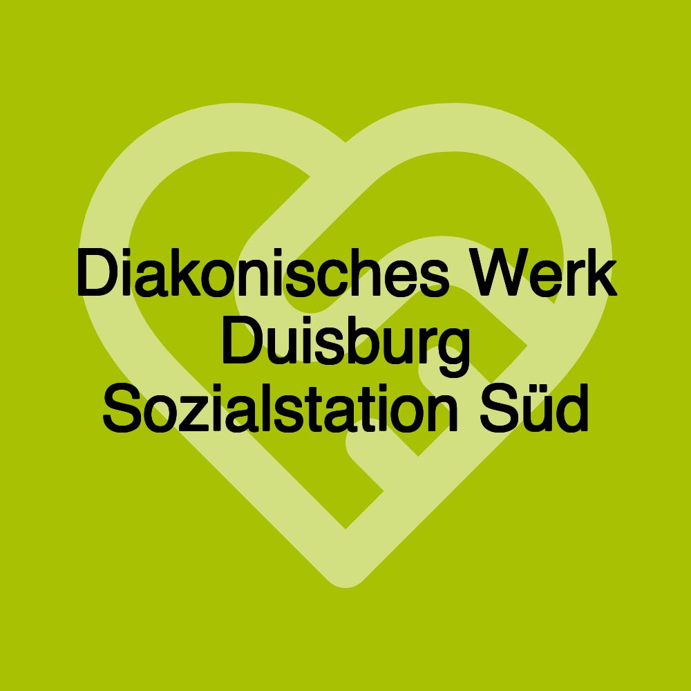 Diakonisches Werk Duisburg Sozialstation Süd