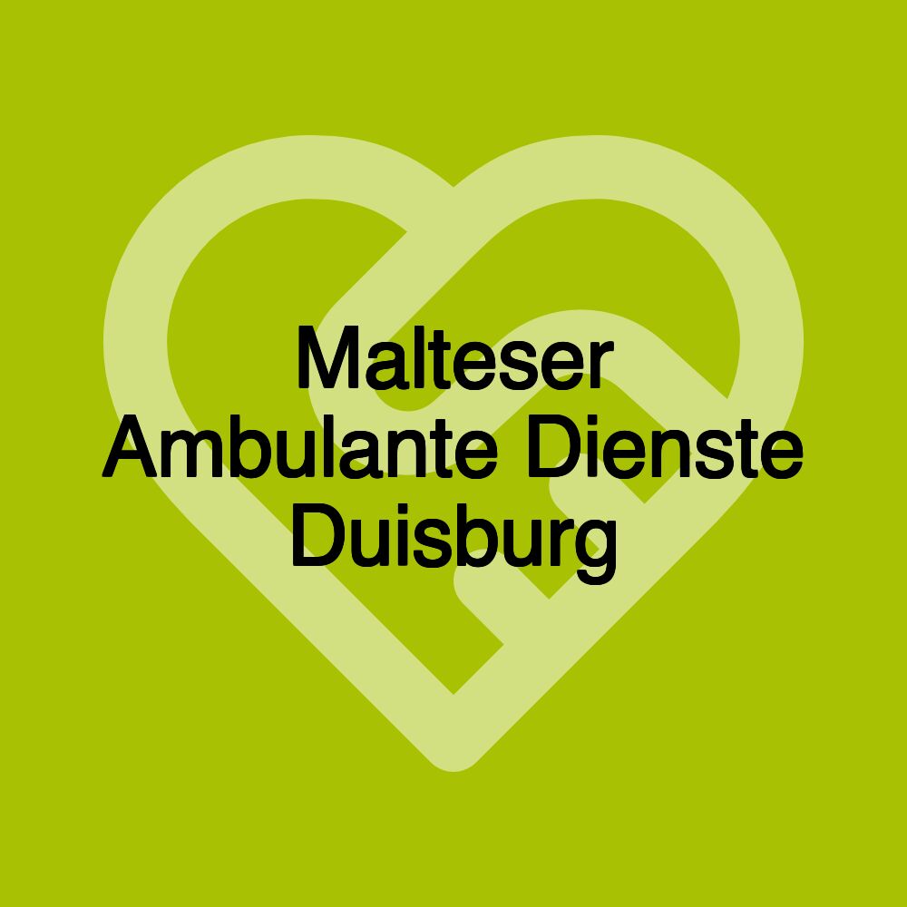 Malteser Ambulante Dienste Duisburg