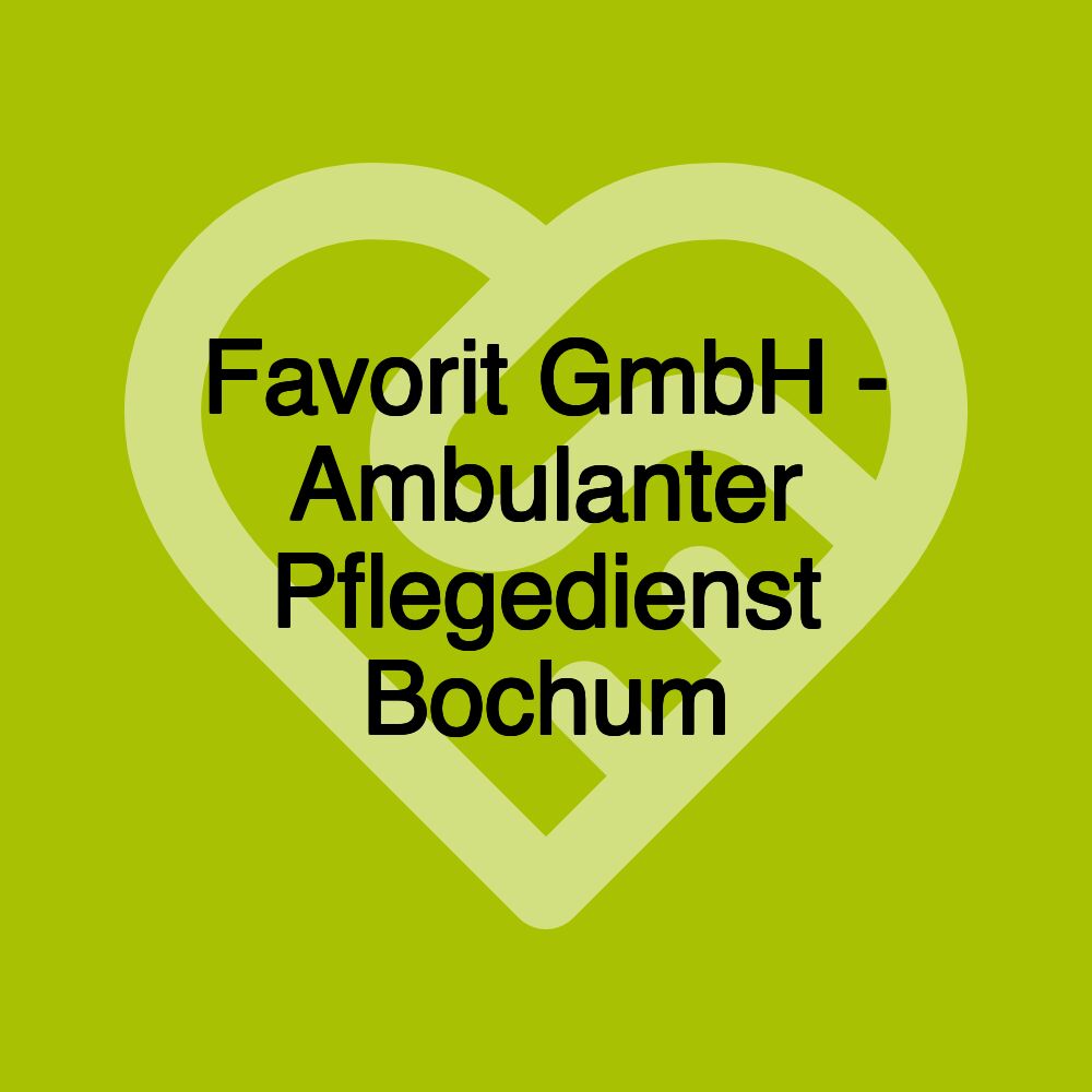 Favorit GmbH - Ambulanter Pflegedienst Bochum