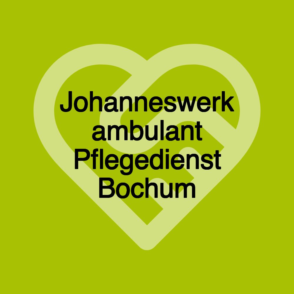 Johanneswerk ambulant Pflegedienst Bochum