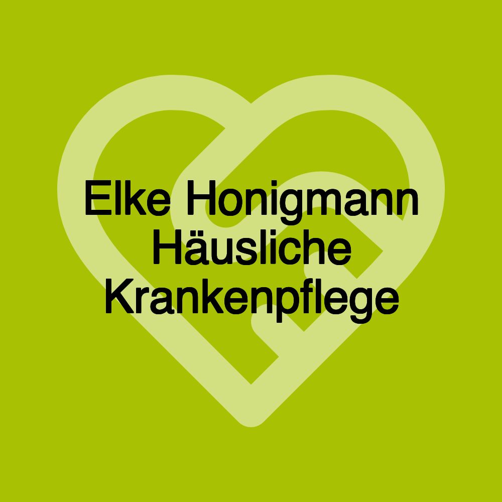 Elke Honigmann Häusliche Krankenpflege