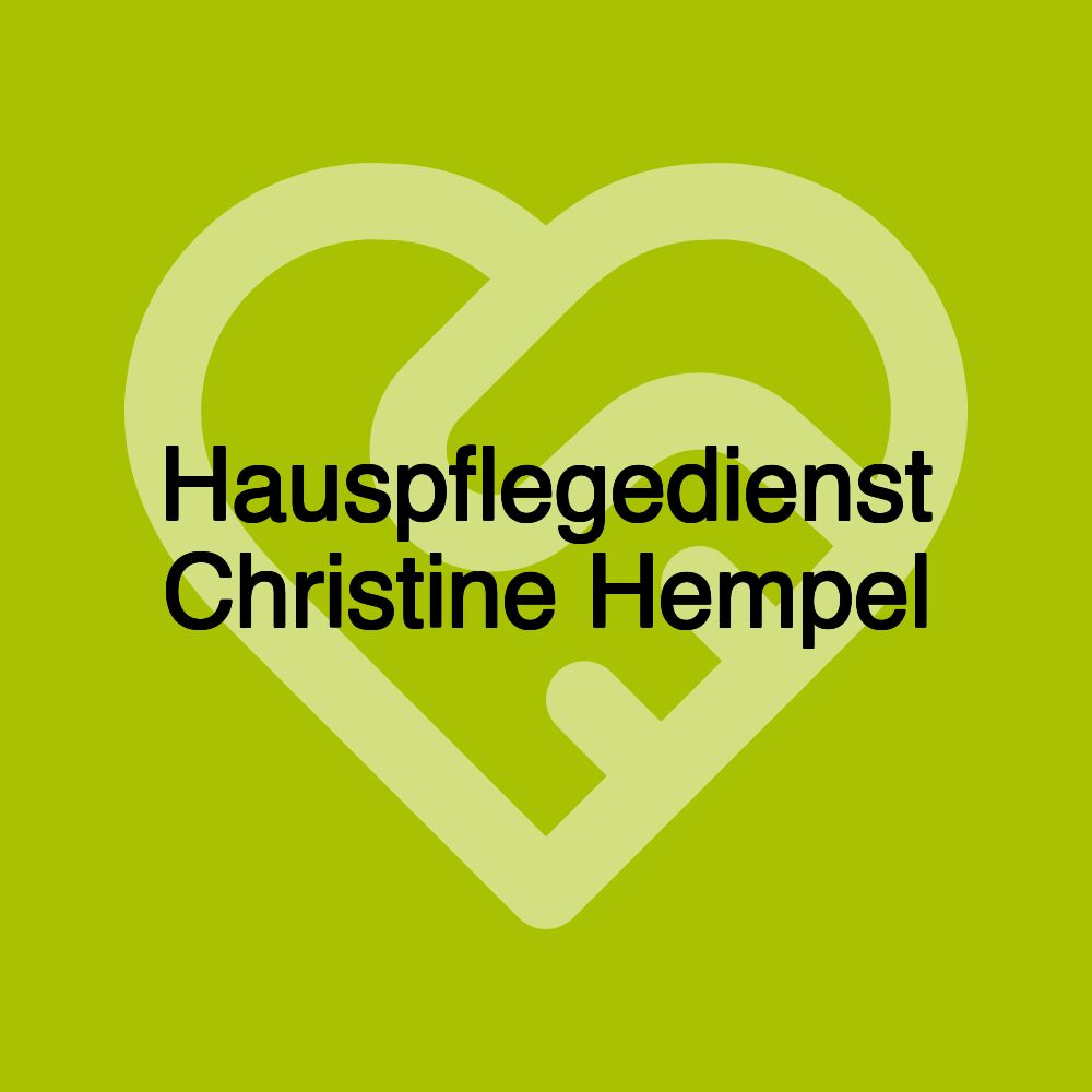 Hauspflegedienst Christine Hempel