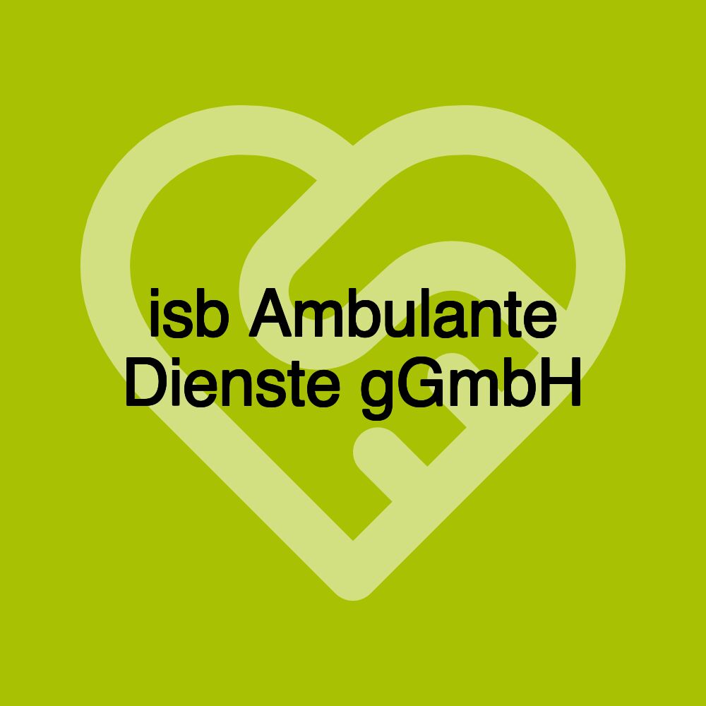 isb Ambulante Dienste gGmbH