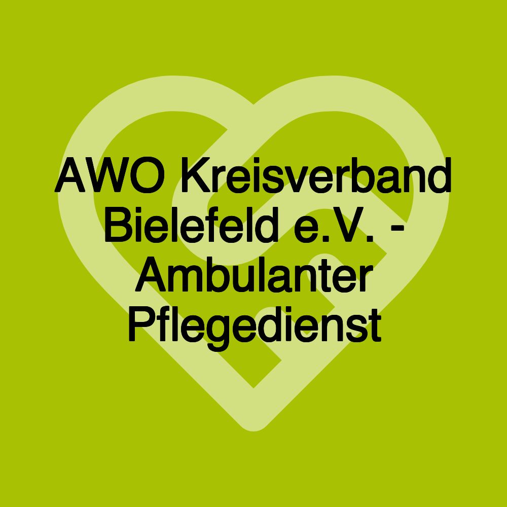 AWO Kreisverband Bielefeld e.V. - Ambulanter Pflegedienst