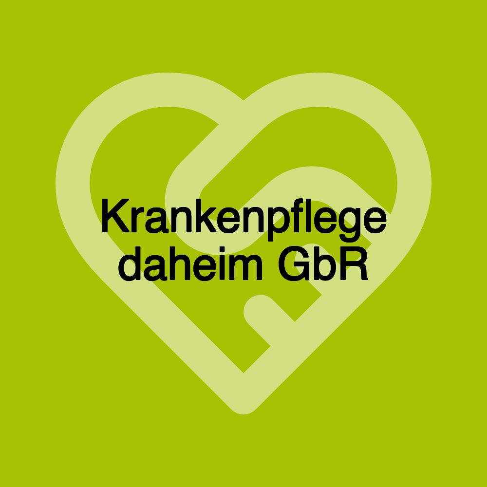 Krankenpflege daheim GbR