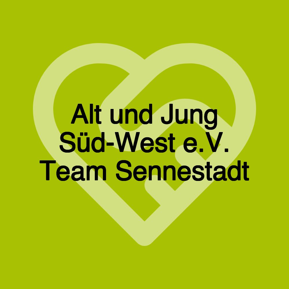 Alt und Jung Süd-West e.V. Team Sennestadt