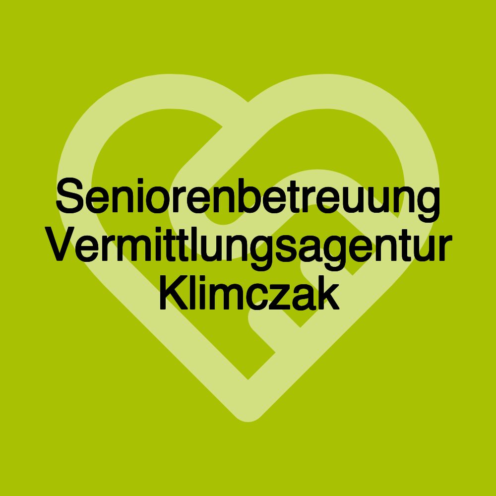 Seniorenbetreuung Vermittlungsagentur Klimczak