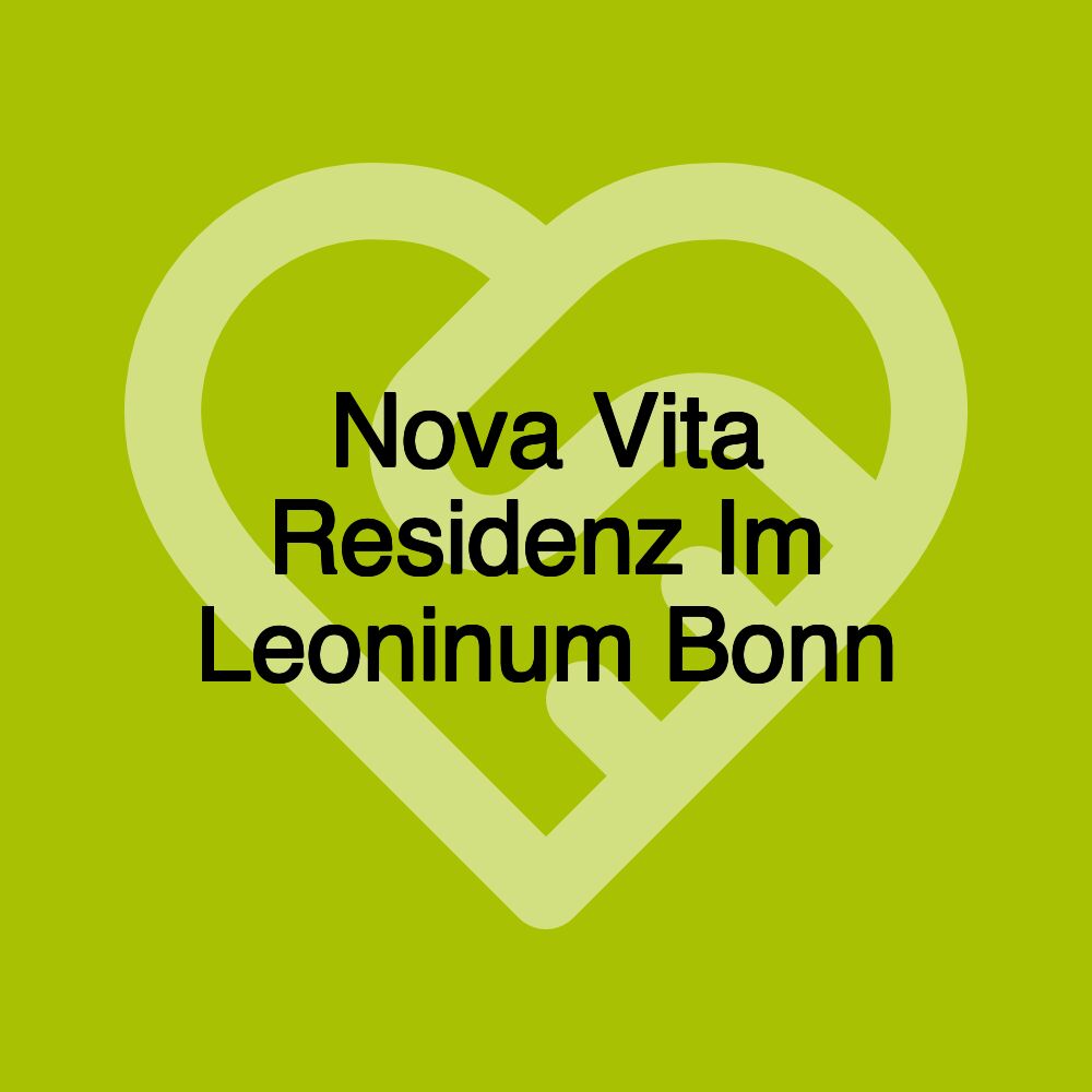 Nova Vita Residenz Im Leoninum Bonn