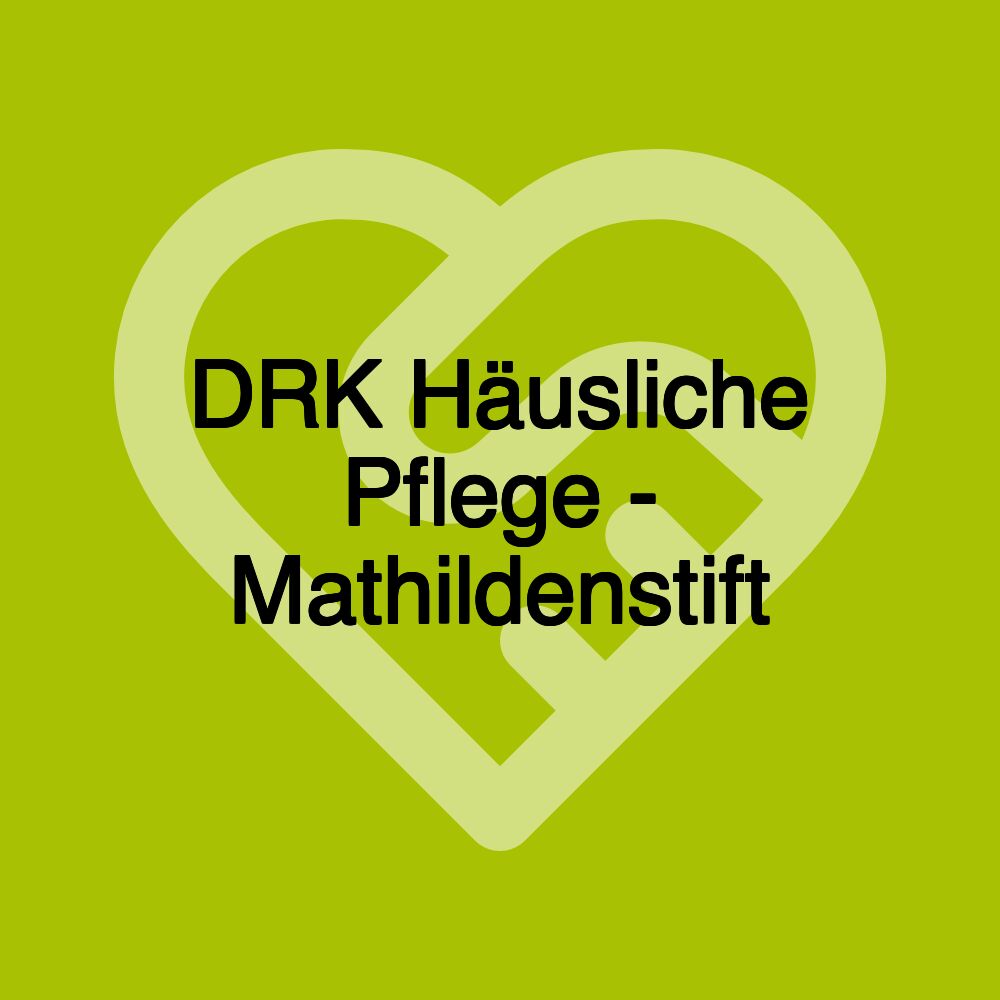 DRK Häusliche Pflege - Mathildenstift