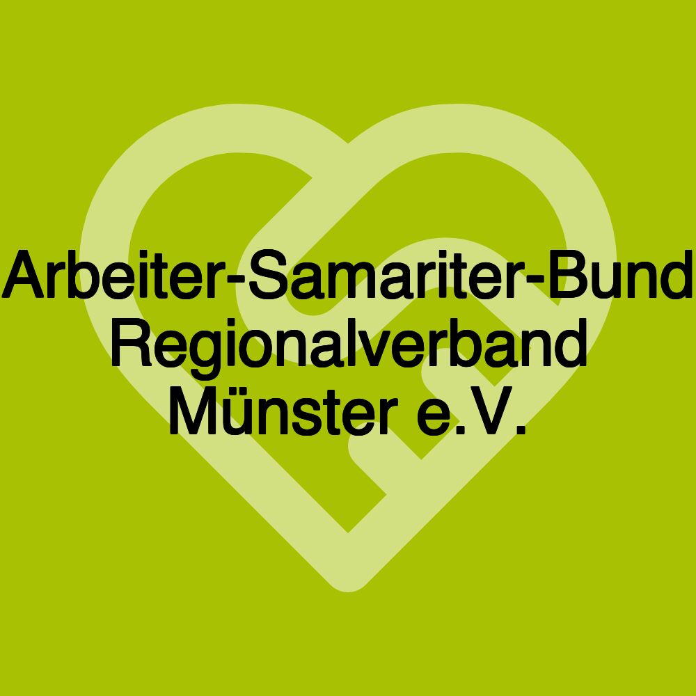 Arbeiter-Samariter-Bund Regionalverband Münster e.V.