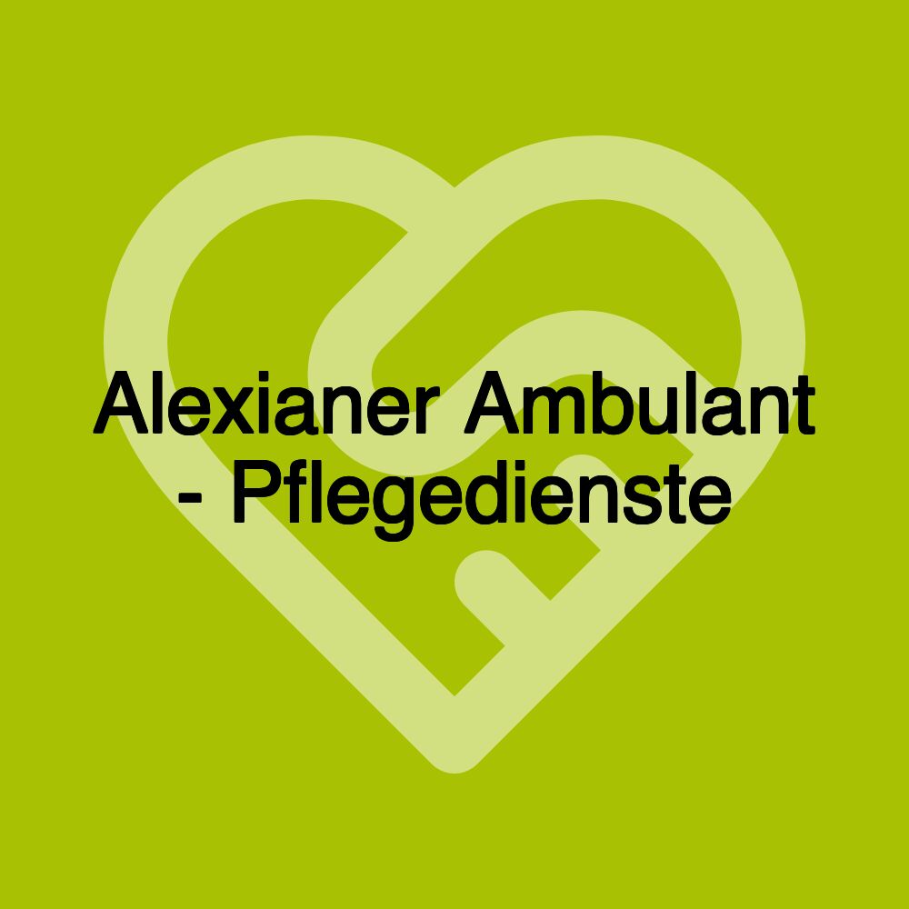 Alexianer Ambulant - Pflegedienste