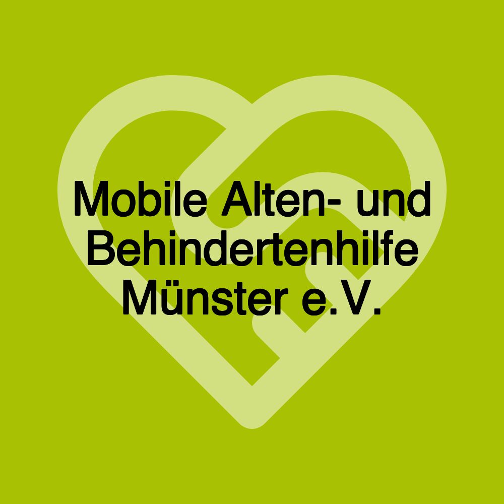 Mobile Alten- und Behindertenhilfe Münster e.V.