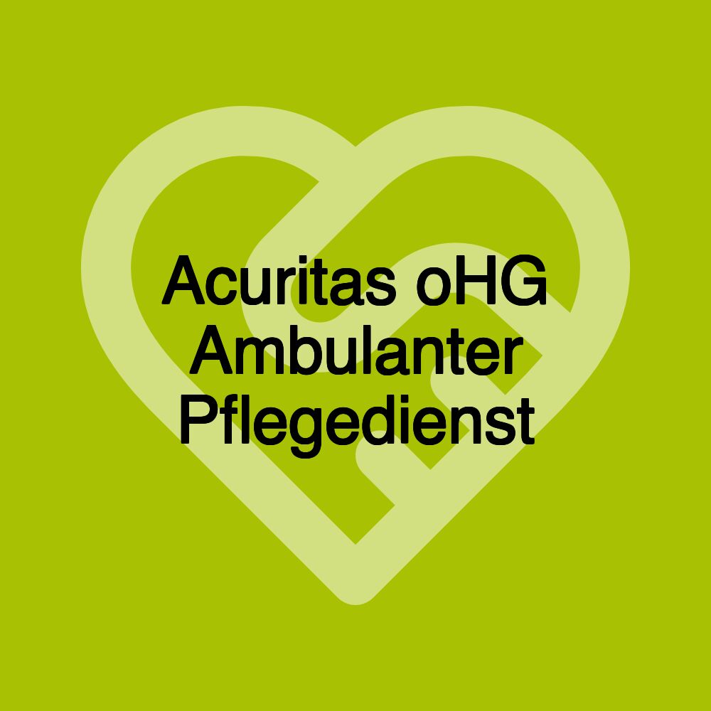 Acuritas oHG Ambulanter Pflegedienst