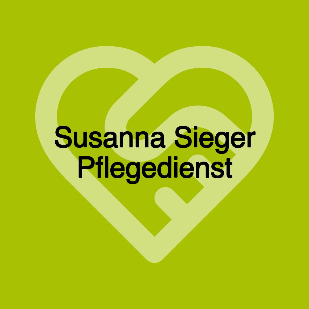 Susanna Sieger Pflegedienst