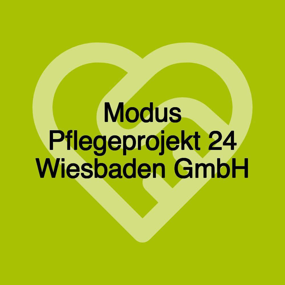 Modus Pflegeprojekt 24 Wiesbaden GmbH