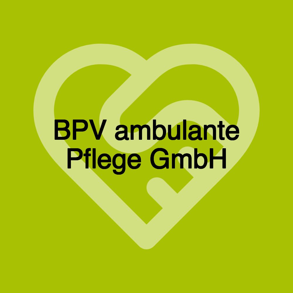 BPV ambulante Pflege GmbH