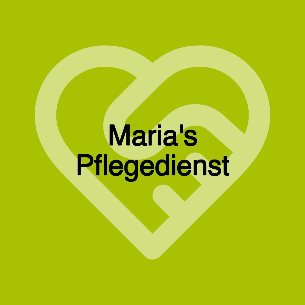 Maria's Pflegedienst