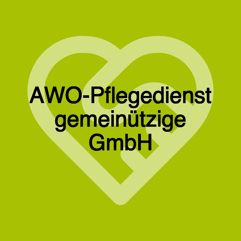 AWO-Pflegedienst gemeinützige GmbH