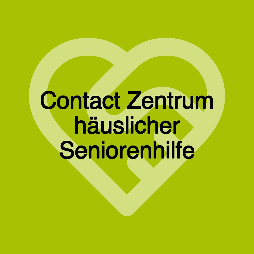 Contact Zentrum häuslicher Seniorenhilfe