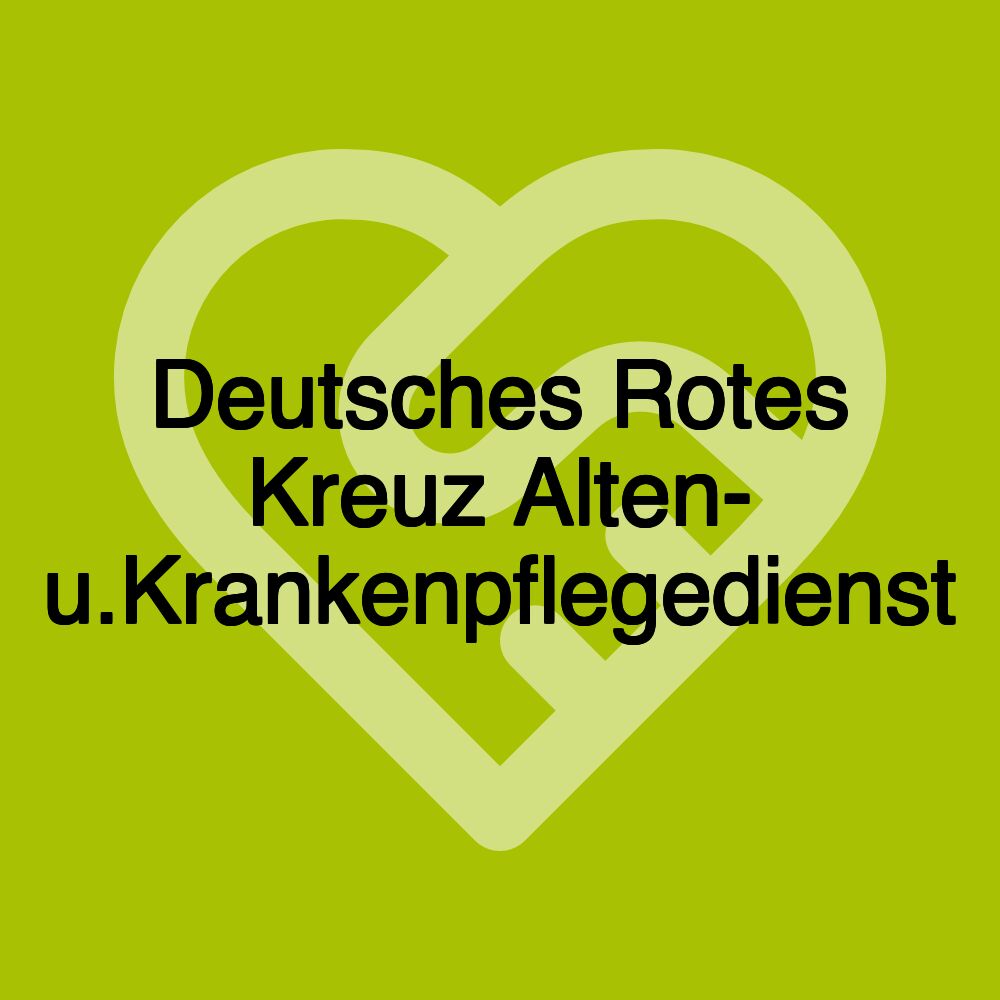 Deutsches Rotes Kreuz Alten- u.Krankenpflegedienst