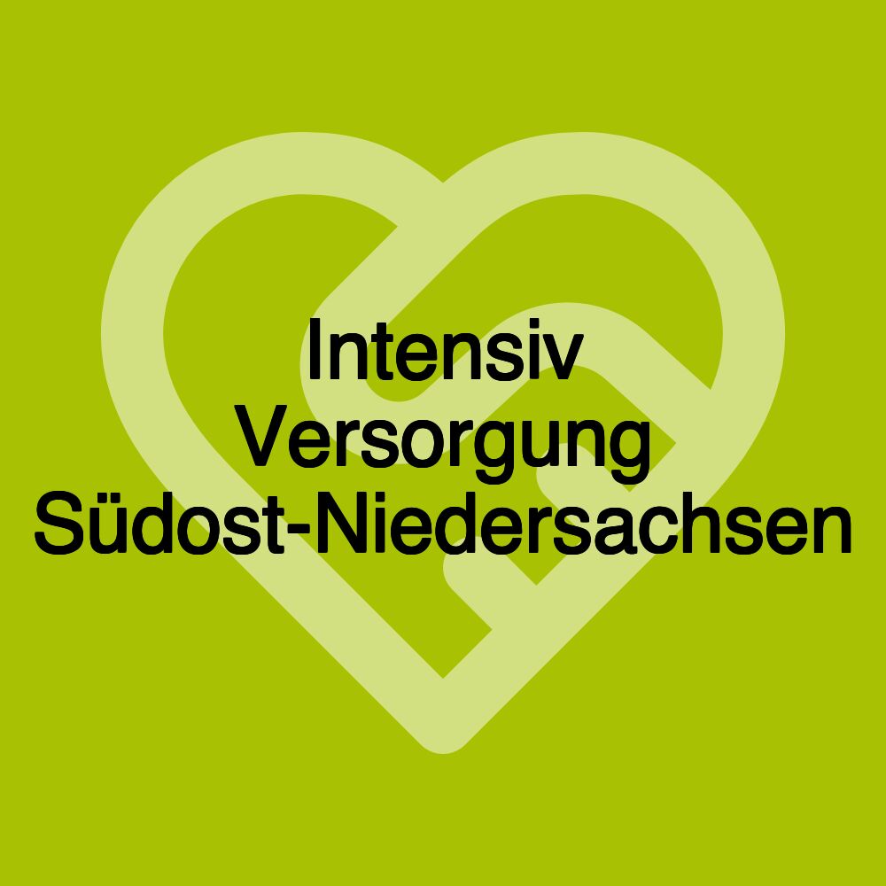 Intensiv Versorgung Südost-Niedersachsen