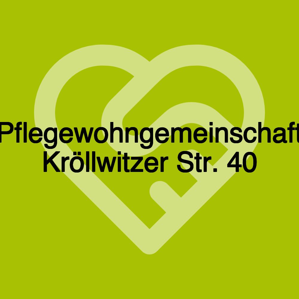 Pflegewohngemeinschaft Kröllwitzer Str. 40