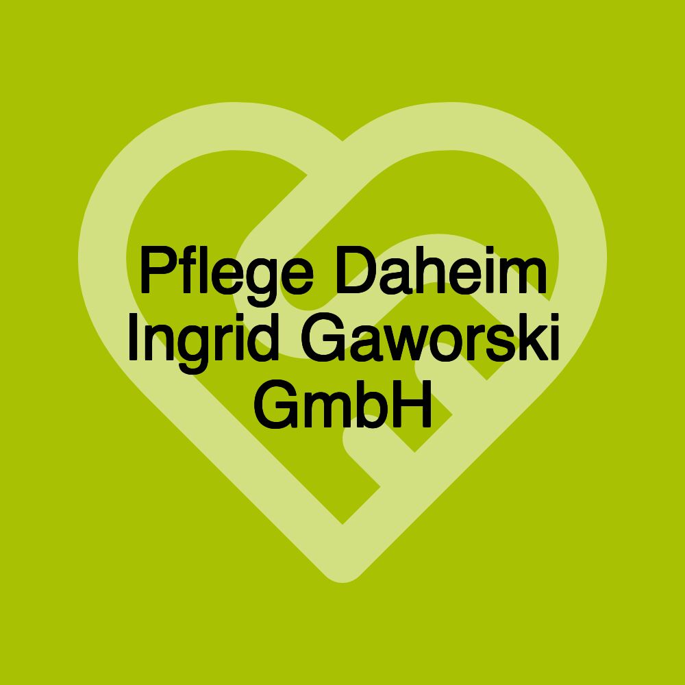 Pflege Daheim Ingrid Gaworski GmbH