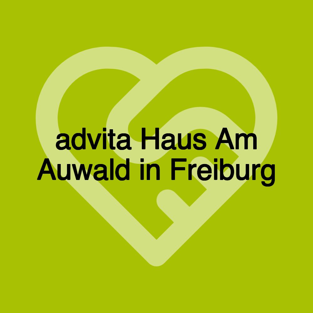 advita Haus Am Auwald in Freiburg