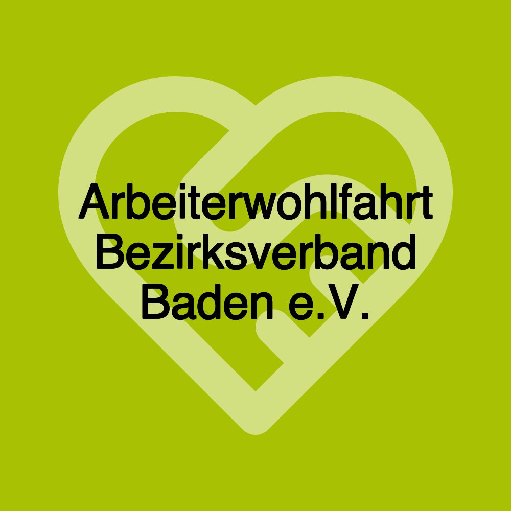 Arbeiterwohlfahrt Bezirksverband Baden e.V.