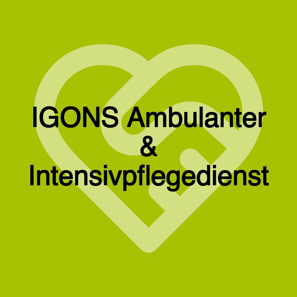 IGONS Ambulanter & Intensivpflegedienst