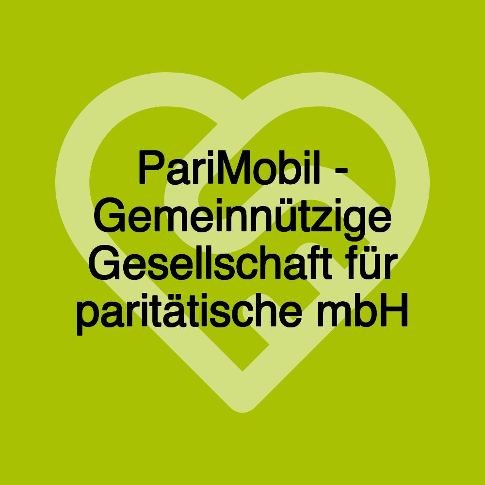 PariMobil - Gemeinnützige Gesellschaft für paritätische mbH