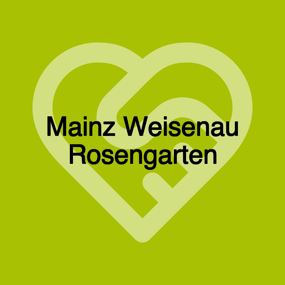 Mainz Weisenau Rosengarten