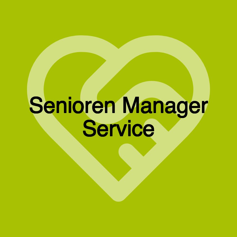 Senioren Manager Service