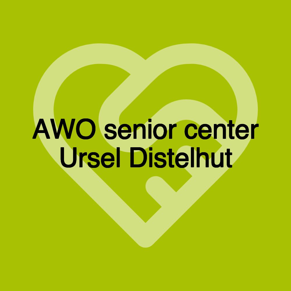 AWO senior center Ursel Distelhut