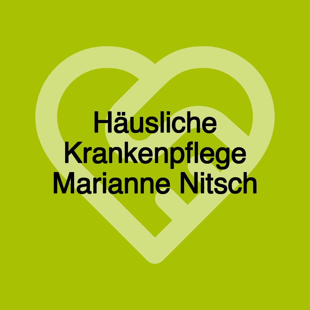 Häusliche Krankenpflege Marianne Nitsch