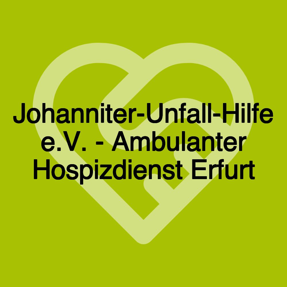 Johanniter-Unfall-Hilfe e.V. - Ambulanter Hospizdienst Erfurt