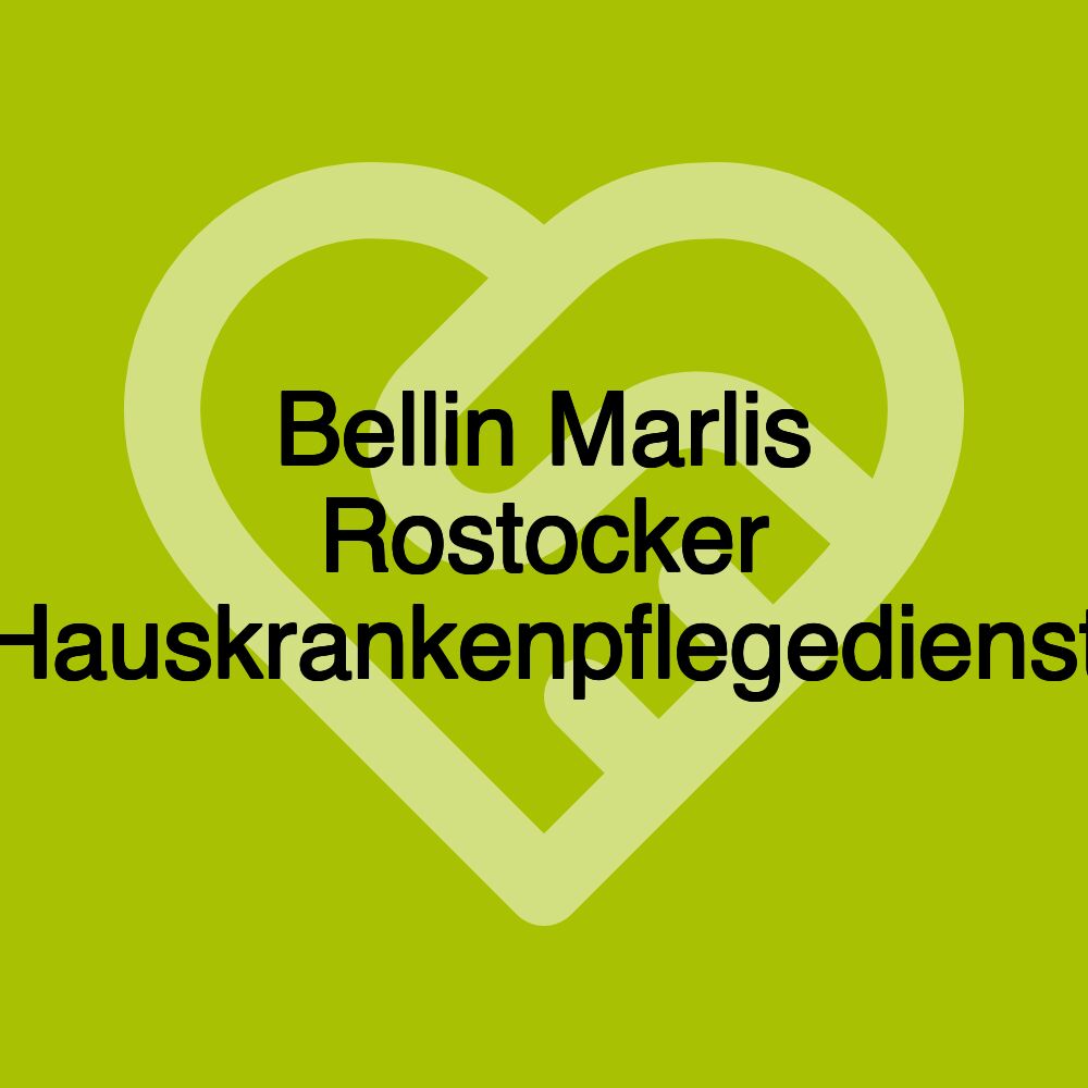 Bellin Marlis Rostocker Hauskrankenpflegedienst