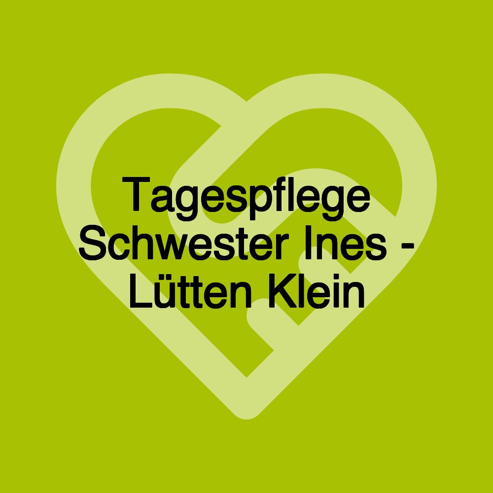 Tagespflege Schwester Ines - Lütten Klein